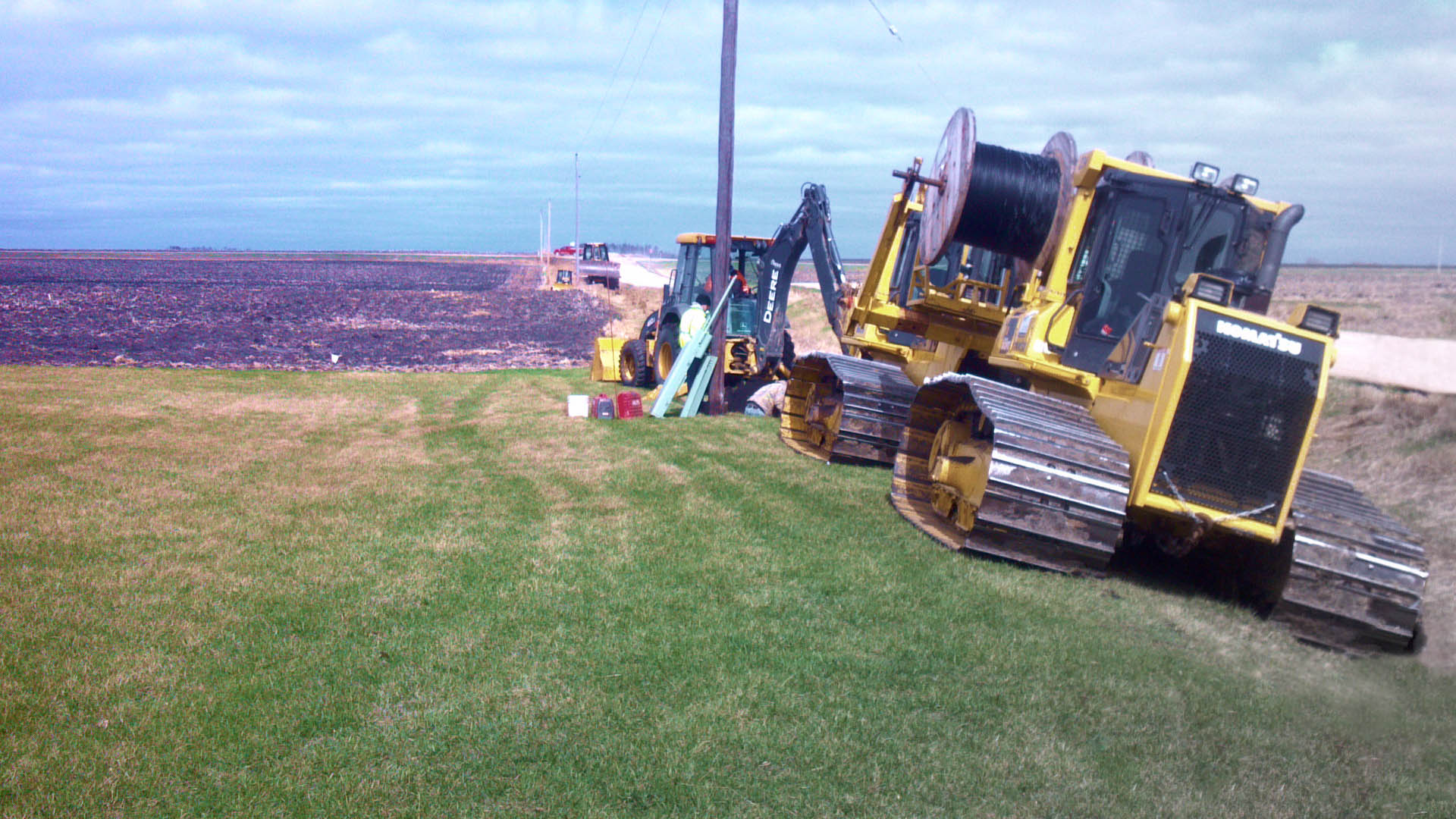 Ripleys bulldozer pushing dirt